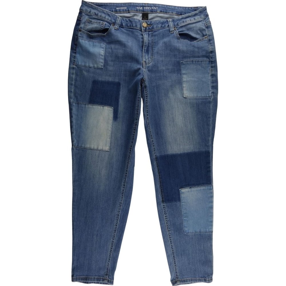 Lane Bryant Boyfriend Jeans Women's 18 Stretch High Rise A274
